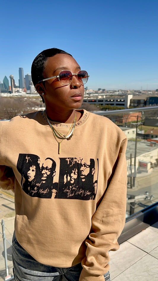 Crew Neck "Black History Year"